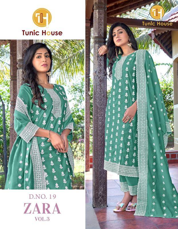 Tunic house zara vol-3 Designer kurti suppliers in Kolkata